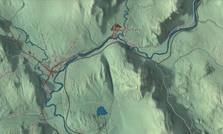 Map of Canaan, Vermont