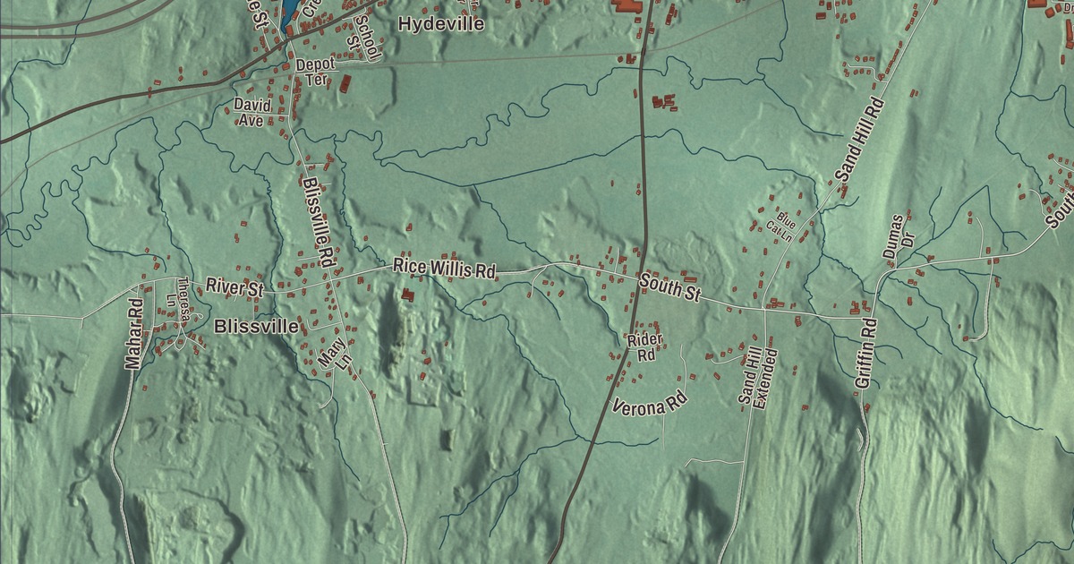 Map of Castleton, Vermont