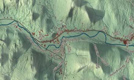 Map of Cavendish, Vermont