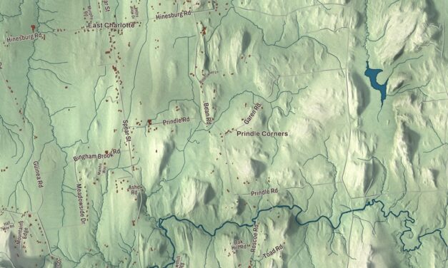 Map of Charlotte, Vermont