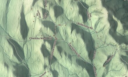 Map of Chelsea, Vermont