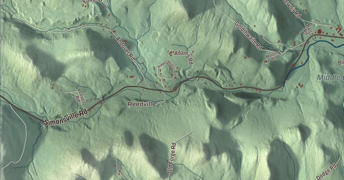 Map of Chester, Vermont