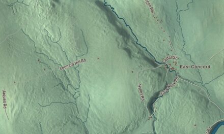 Map of Concord, Vermont