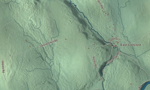 Map of Concord, Vermont