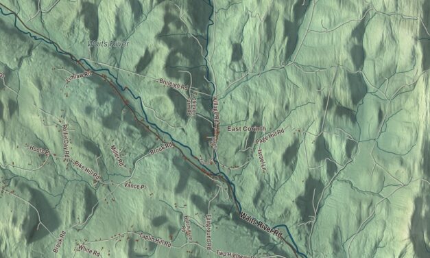 Map of Corinth, Vermont