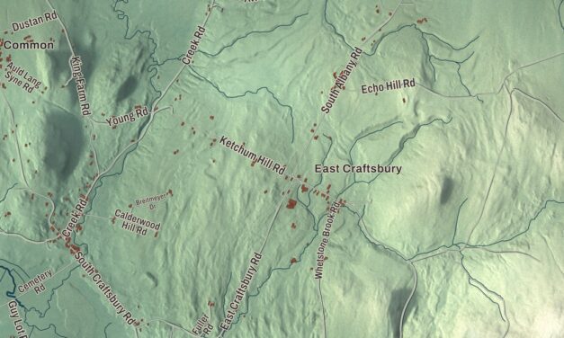 Map of Craftsbury, Vermont
