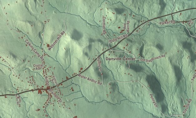 Map of Danville, Vermont
