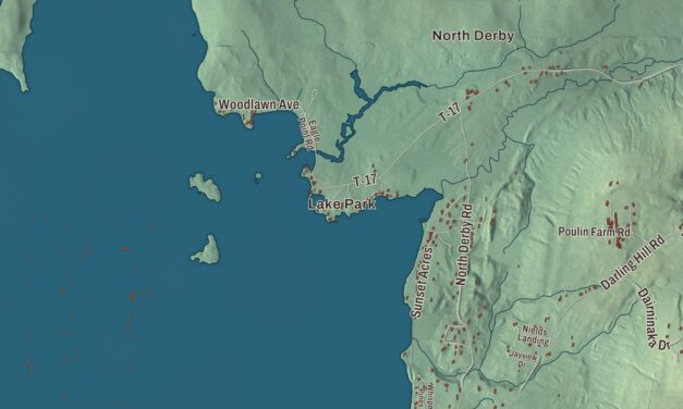 Map of Derby, Vermont