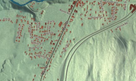 Map of Derby Line, Vermont