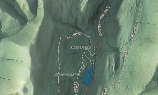 Map of Dorset, Vermont