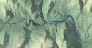 Close-up of the Dummerston, Vermont aerial map