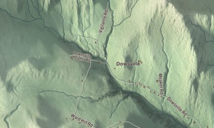 Map of Duxbury, Vermont