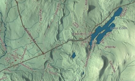 Map of Eden, Vermont