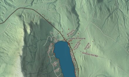 Map of Elmore, Vermont