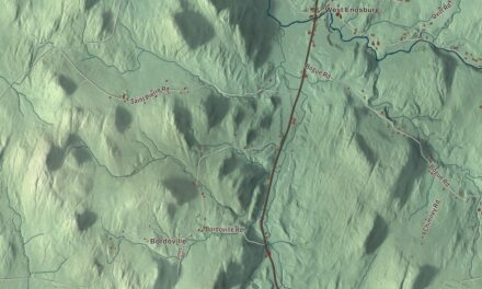 Map of Enosburgh, Vermont