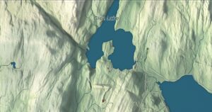 Close-up of the Fair Haven, Vermont aerial map