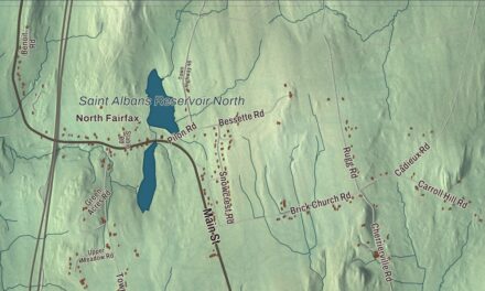Map of Fairfax, Vermont