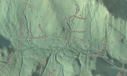 Map of Fayston, Vermont