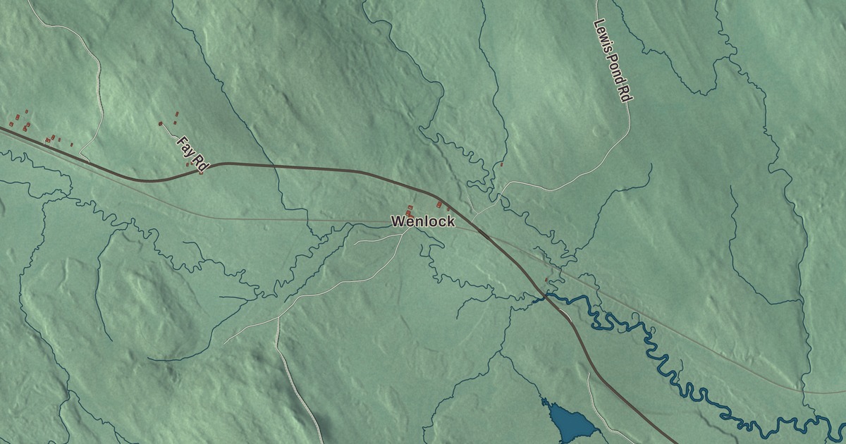 Map of Ferdinand, Vermont