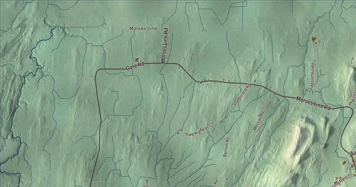 Map of Franklin, Vermont