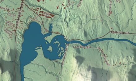 Map of Georgia, Vermont