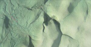 Close-up of the Glastenbury, Vermont aerial map