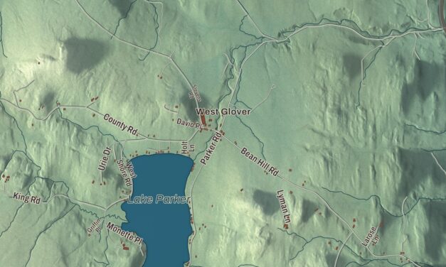 Map of Glover, Vermont