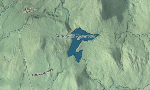 Map of Goshen, Vermont