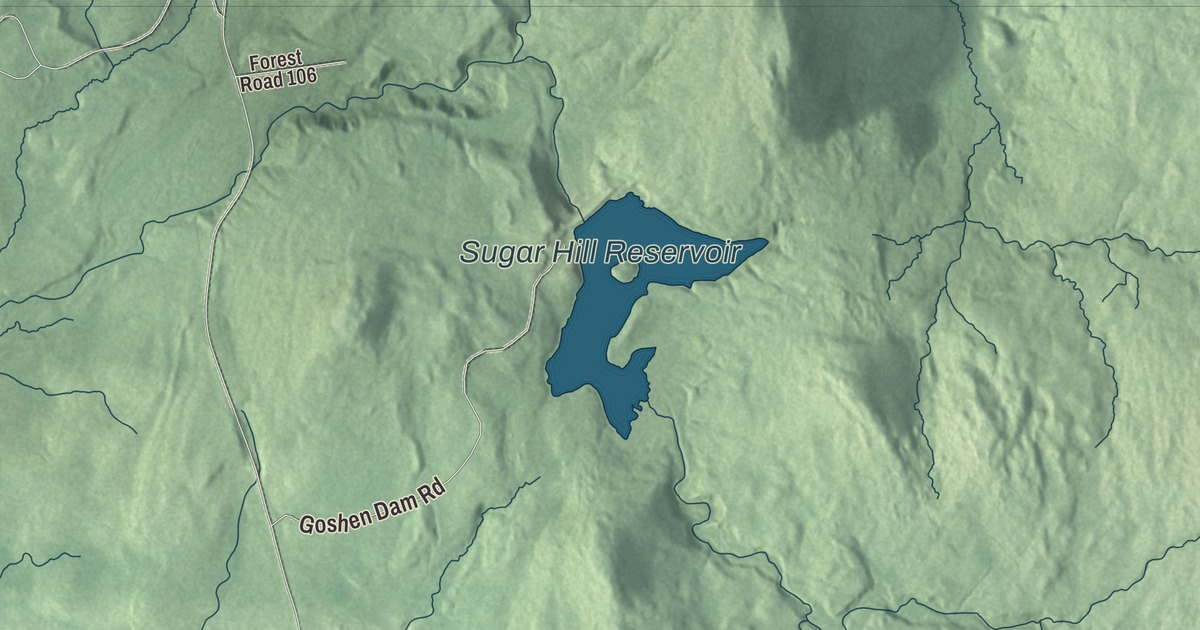 Map of Goshen, Vermont
