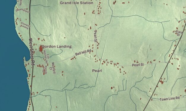 Map of Grand Isle, Vermont