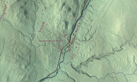 Map of Greensboro, Vermont