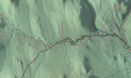Map of Groton, Vermont
