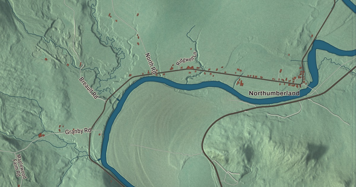 Map of Guildhall, Vermont