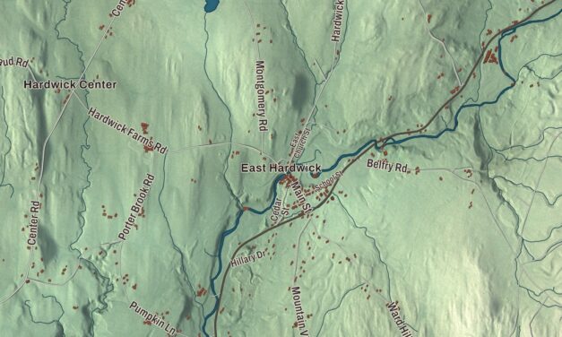 Map of Hardwick, Vermont