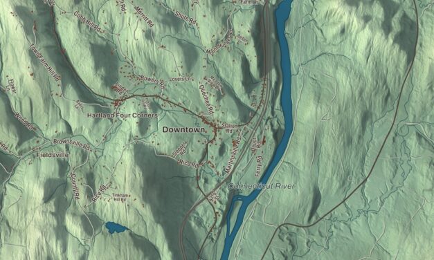 Map of Hartland, Vermont