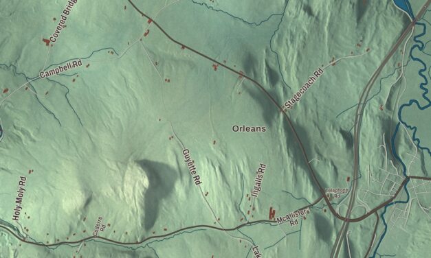Map of Irasburg, Vermont
