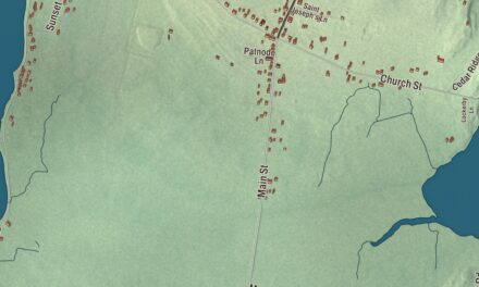 Map of Isle La Motte, Vermont