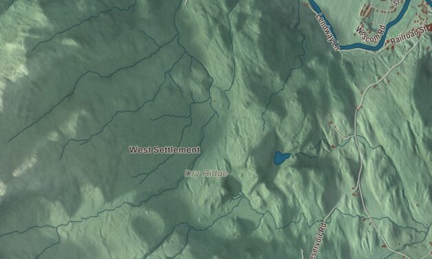 Map of Johnson, Vermont