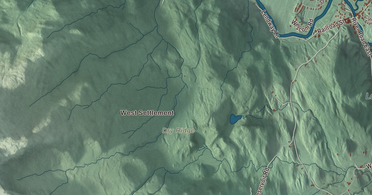 Map of Johnson, Vermont