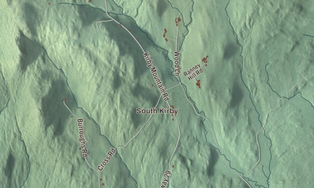 Map of Kirby, Vermont