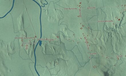 Map of Leicester, Vermont