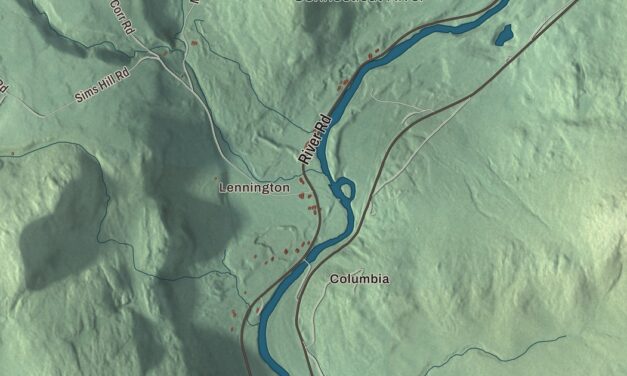 Map of Lemington, Vermont