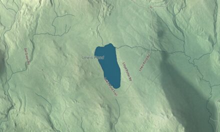 Map of Lewis, Vermont