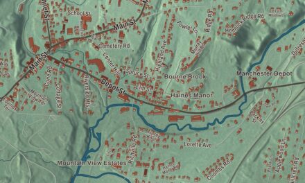 Map of Manchester Center, Vermont