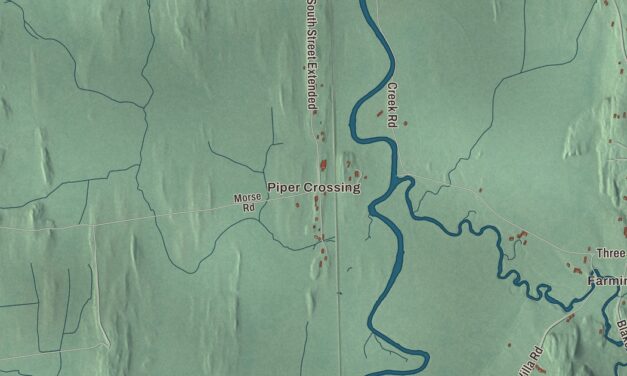 Map of Middlebury, Vermont