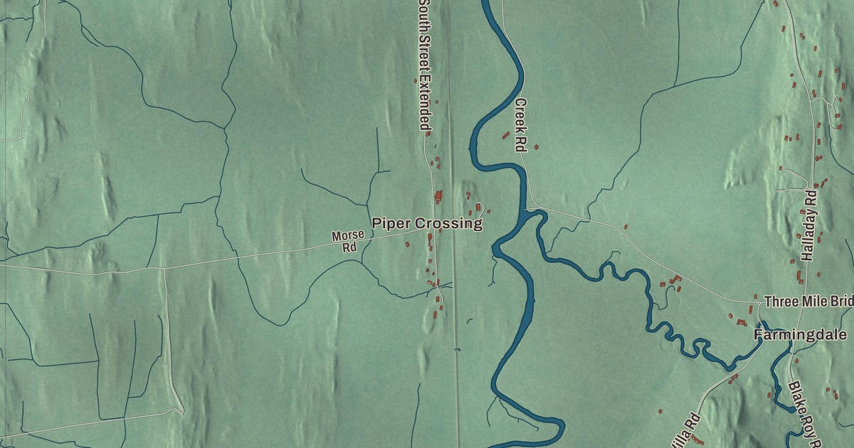 Map of Middlebury, Vermont
