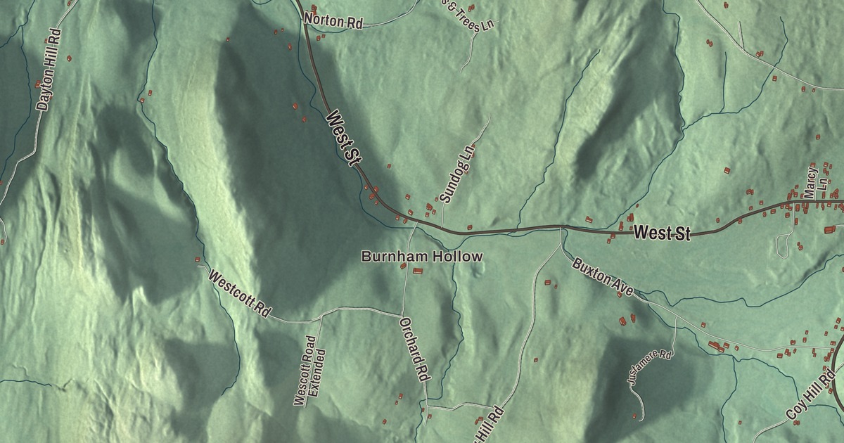 Map of Middletown Springs, Vermont