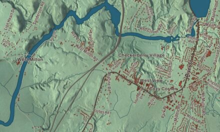 Map of Milton, Vermont