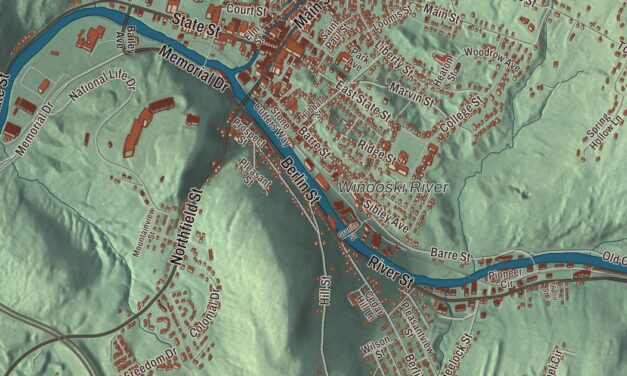 Map of Montpelier, Vermont