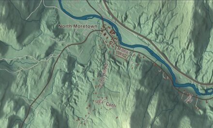 Map of Moretown, Vermont